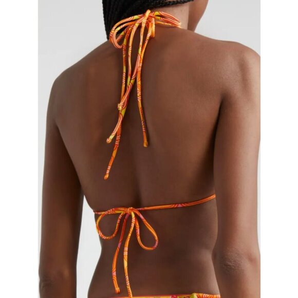 Camilla "The Flower Child Society" Multi-Strap Triangle Bikini Top, Multi - Picture 4 of 4